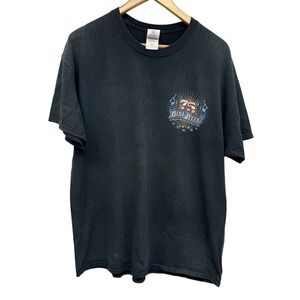 2016 Daytona Beach Bike Week T-shirt 75th Double Graphic Flames Sun Faded XL